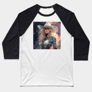 Space Cowgirl 3 Baseball T-Shirt